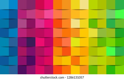 colorful abstract texture. Vector background 3d paper art style can be used in cover design, book design, poster, cd cover, flyer, website backgrounds or advertising