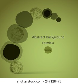 Colorful abstract texture. Vector design elements. Art advertising template. Business sale label. Green abstract background.