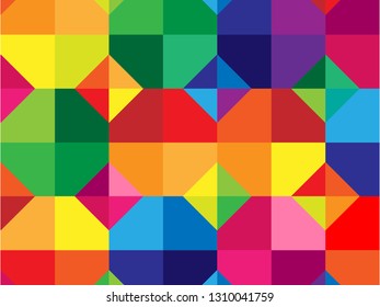 Colorful abstract texture vector abstract polygonal pattern. Shining colorful illustration with square. Pattern for a brand book's backdrop.