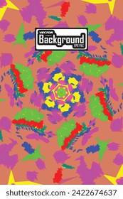 Coloridas ilustraciones del material del vector de tinta de mosaico