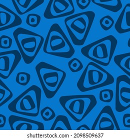 Farbige abstrakte dreieckige Textur Hintergrund nahtlose Muster Vektorgrafik. Muster für den Druck.