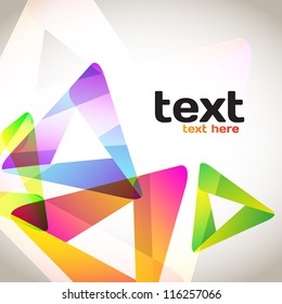 Colorful Abstract Triangles