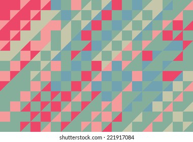 Colorful abstract triangles background