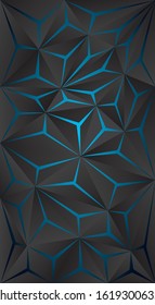 Colorful abstract triangles paint background. Modern screen vector design for mobile app