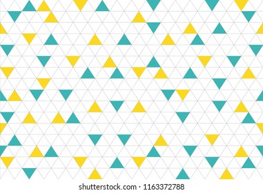 colorful abstract triangles retro paper pattern geometric mosaic party background