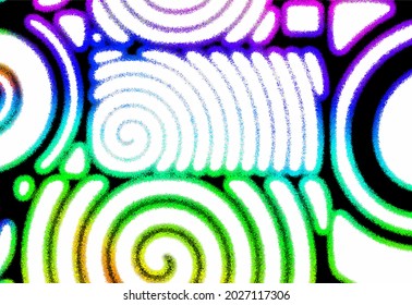Patrón de fondo retorcido colorido abstracto 