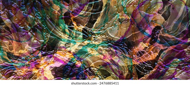 Fondo abstracto colorido del Arte vectorial con la textura de la piedra grabada. Estuco multicolor para interiores de diseño. Ilustración texturizada del grunge para el diseño de la cubierta, tarjetas, volantes, póster, Anuncio.