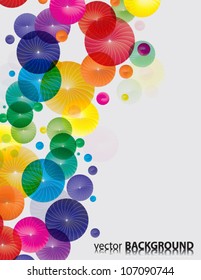 Colorful abstract vector background