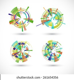 Colorful abstract - vector background