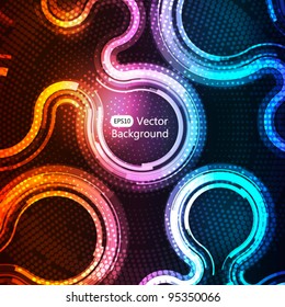 Colorful abstract vector background