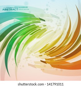 Colorful abstract vector background, creative futuristic illustration eps10