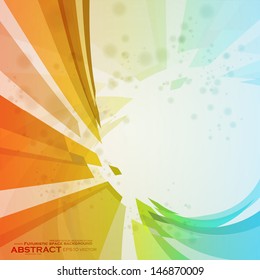Colorful abstract vector background, creative futuristic illustration eps10