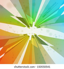 Colorful abstract vector background, creative futuristic illustration eps10