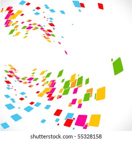 colorido diseño de fondo vectorial abstracto