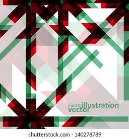 Colorful abstract vector background, futuristic geometric shapes illustration eps10.
