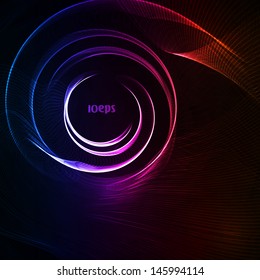 Colorful abstract vector background, futuristic shapes illustration eps10.