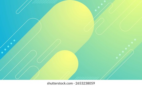 Bunte abstrakte Vektorhintergrund geometrische Formen und dekorative Design-Elemente
