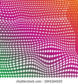 colorful abstract vector background made up of geometric shapes
