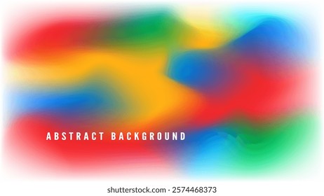 Colorful abstract vector background with smooth color transitions in vibrant hues. Great for digital projects, web covers, and modern posters with a bold, dynamic mesh effect.