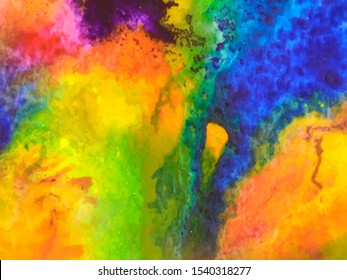 Colorful abstract vector background. Soft watercolor stain. Watercolor painting. Abstract painting, background for wallpapers, posters, cards, invitations, websites