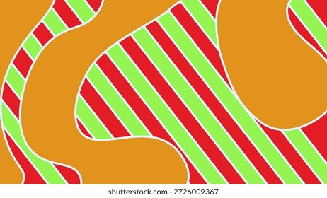 Fondo de Vector abstracto colorido con líneas rayadas y patrón geométrico