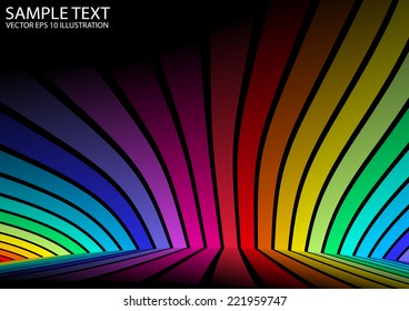 Colorful abstract vector background template - Vector colorful background abstract design illustration