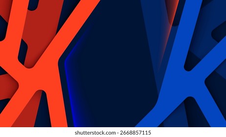 Fondo de Vector abstracto colorido con líneas vibrantes y Elementos de diseño modernos