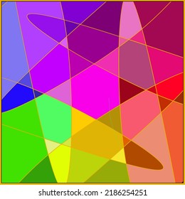 bunter abstrakter Vektorgrafik als Hintergrund oder Hintergrund