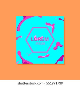 Colorful abstract vector backgrounds. Design industry for posters, placards, banners, flyers, covers templates. Hand drawn vector illustration.