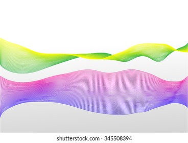 Colorful abstract vector with blend tool