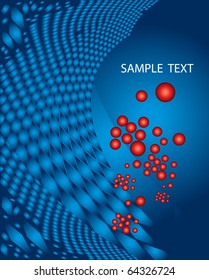 Colorful Abstract. Vector blue texture