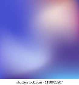 Colorful abstract vector. Blurred colorful gradient background. Multicolor blurry blend. Holographic illustration. Smooth mesh texture. Beautiful natural light. Blue, red, yellow soft colored vector.
