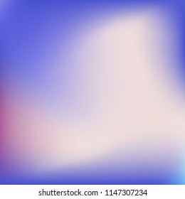 Colorful abstract vector. Blurred colorful gradient background. Multicolor blurry blend. Holographic illustration. Smooth mesh texture. Beautiful natural light. Blue, red, yellow soft colored vector.