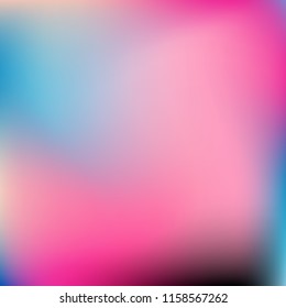 Colorful abstract vector. Blurred colorful gradient background. Multicolor blurry blend. Holographic illustration. Smooth mesh texture. Beautiful natural light. Blue, red, yellow soft colored vector.