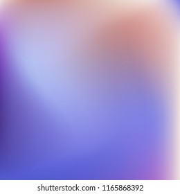 Colorful abstract vector. Blurred colorful gradient background. Multicolor blurry blend. Holographic illustration. Smooth mesh texture. Beautiful natural light. Blue, red, yellow soft colored vector.
