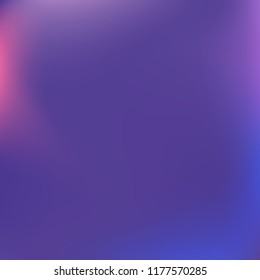 Colorful abstract vector. Blurred colorful gradient background. Multicolor blurry blend. Holographic illustration. Smooth mesh texture. Beautiful natural light. Blue, red, yellow soft colored vector.