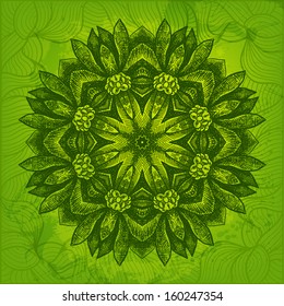 Colorful abstract vector card