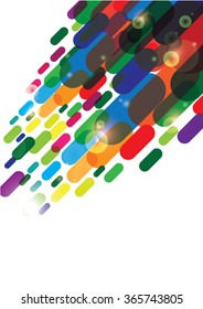 Colorful abstract vector design