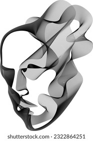 Colorful Abstract Vector Face Art Sri Lanka Ceylo Photography
