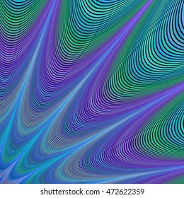 Colorful abstract vector fractal digital art background design