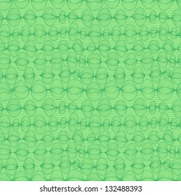 Colorful abstract vector seamless pattern in green colors