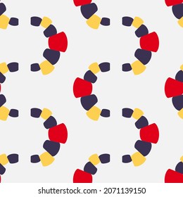 Colorful abstract vector seamless pattern background tile for creative design