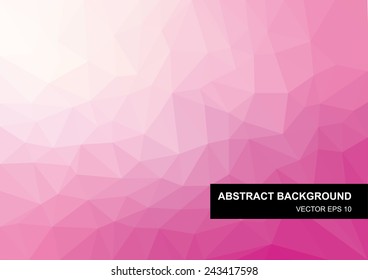 Colorful abstract vector triangle geometric background for use in design