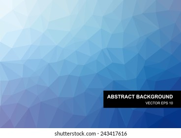 Colorful abstract vector triangle geometric background for use in design