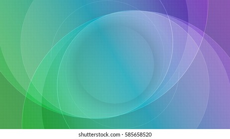Colorful abstract vector wallpaper with circular design in the middle and grid.