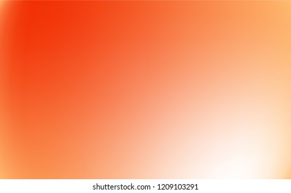 Colorful Abstract vibrant gradient background in Sour Orange themed : Orange, red and white.
