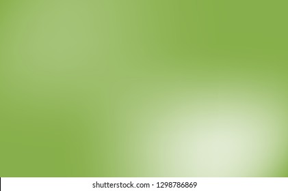 Colorful Abstract vibrant gradient background in Greenery green color themed illustration in vector.