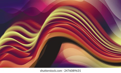 Colorful abstract wallpaper. An excellent background for designing pages on social networks, posters, presentations, outdoor advertising and your other projects. Vector.