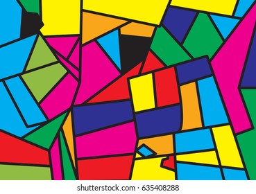 Colorful abstract wallpaper vector