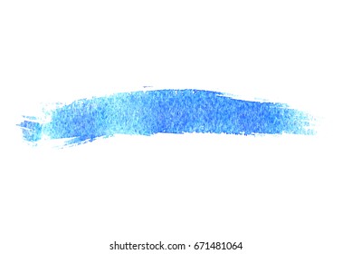 Colorful abstract watercolor brush stroke. Modern creative watercolor background for trendy design.